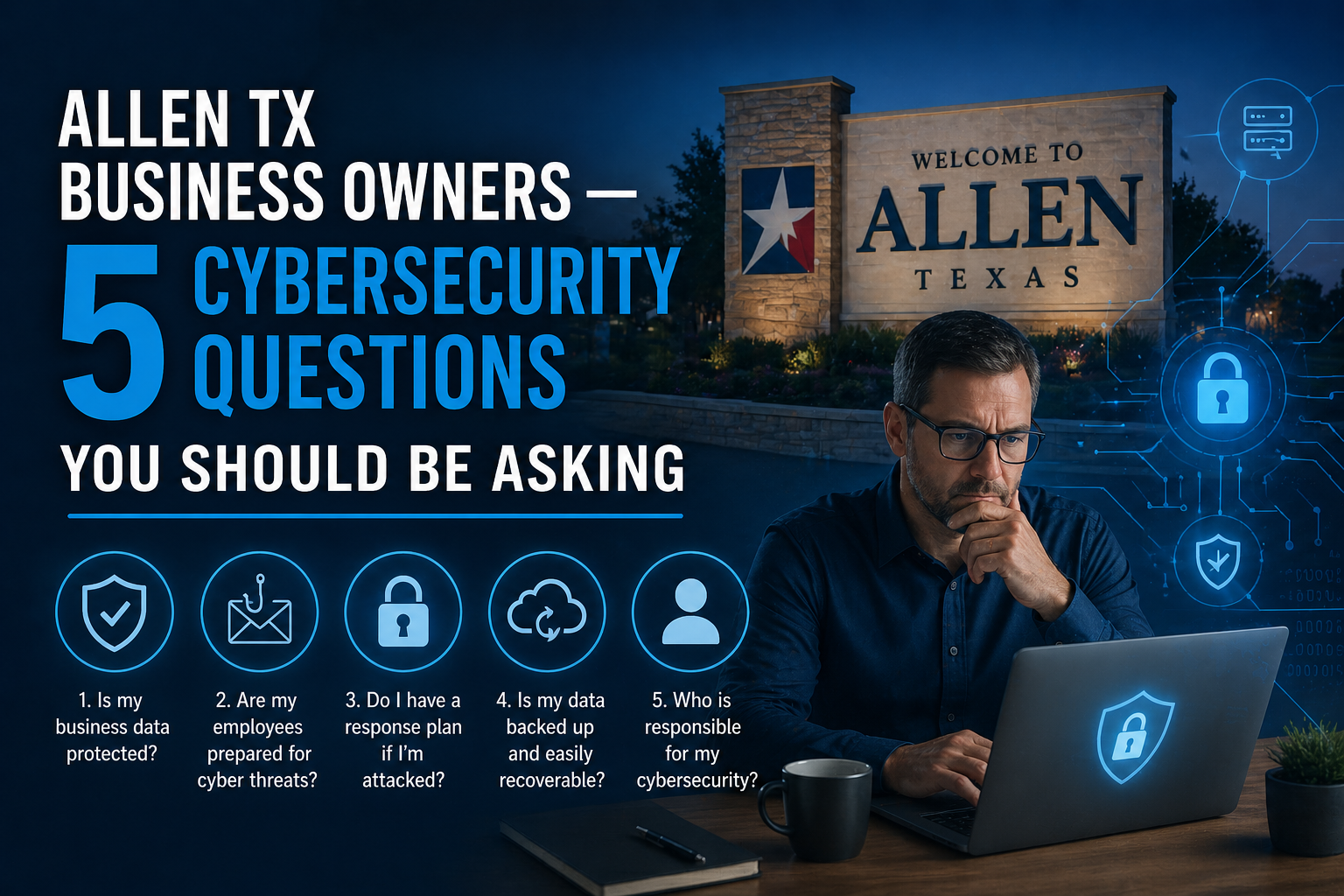 Allen TX Business Owners — 5 Cybersecurity Questions You Should Be Asking